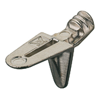 Podpěrka police, k nasunutí do vrtaného otvoru ⌀ 5 mm, zinková slitina