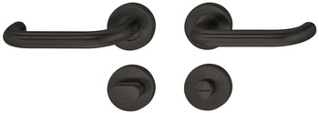 Sada dveřních klik,Nerez, Startec, model LDH 2170, černá, PVD povrch