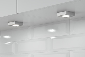 Stropní svítidlo pro zápustnou/povrchovou montáž, Modulární, Häfele Loox LED 2025, hliník, 12 V