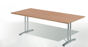 Kompletní sada Idea T, obdélník, systém stolového podnoží