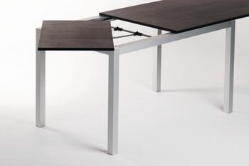 Otočný výsuv, pro 1 vkládací desku, pro stoly s rámovou konstrukcí