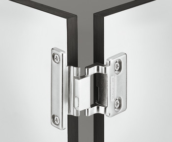 Speciální závěs, Pro laminátové dveře (HPL), pro polonaloženou montáž, mezera 6 mm