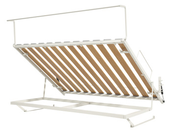 Kování pro sklopnou postel, Pohovka Teleletto II, s rámem, lamelovým roštem a rámem pohovky
