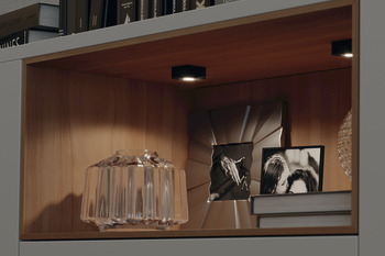 Modul svítidla, Häfele Loox LED 3090, 24 V, 2pólové (jednobarevné), vrtaný otvor Ø 26 mm, hliník
