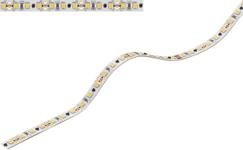 Osvětlovací LED páska, konstantní proud, Häfele Loox5 LED 2077, 12 V, 8 mm, 2pólové (jednobarevné), 120 LED/m, 9,6 W/m, IP20