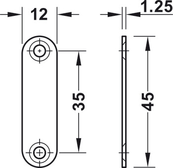 Magnetická záskočka, přídržná síla 3,0–4,0/4,0–5,0 kg, k přišroubování, hranatá