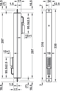 Kabelová průchodka, EffEff, model 10314-14-10
