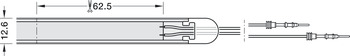 Osvětlovací LED páska s PUR zapouzdřením, LED 1159, 24 V, 2pólové (jednobarevné), 10 W/m, IP67