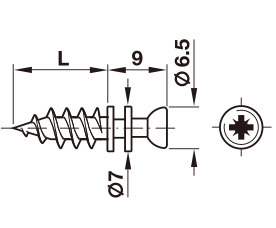 Spojovací táhlo, Häfele Rafix M20, pro vrtaný otvor Ø 5 mm