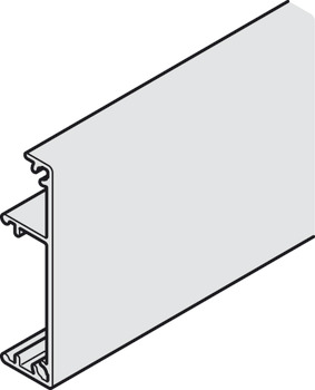 Panel k nacvaknutí, pro pojezdovou kolejnici, výška 50 mm