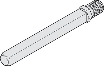 Adaptér čtyřhranu, Startec, výměnný čtyřhran 9 mm, M12