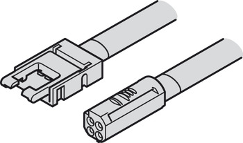 Kabel, Häfele Loox5 pro osvětlovací LED pásku, RGB, 10 mm, 12 V