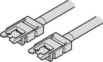 Propojovací kabel, pro Häfele Loox5 osvětlovací LED pásku, 10 mm, 4pólový (RGB)