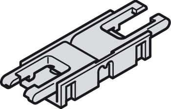 Klip konektor, Pro Häfele Loox5 osvětlovací LED pásku, 8 mm, 2pólovou (jednobarevná nebo multi-white 2vodičová technologie)