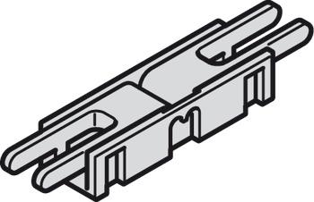 Klip konektor, pro Häfele Loox5 osvětlovací LED pásku, 5 mm, 2pólový (jednobarevný)