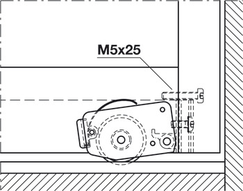 Adaptér pro podlahové vedení, 90 x 40 mm (D x V)
