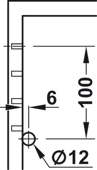 Dvojité zdvihací výklopné kování, Häfele Free fold E (elektrické)