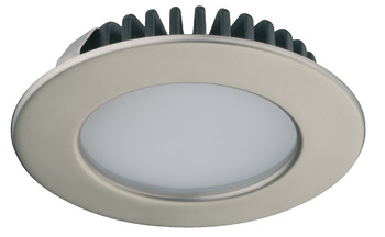 Zapuštěné svítidlo / stropní svítidlo pro povrchovou montáž, Häfele Loox LED 2020, 12 V, vrtaný otvor Ø 55 mm, zinková slitina