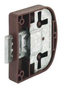 Nábytkový zámek se závorou, se záskočkou, backset 15–30 mm