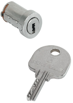 Zámková vložka a sklopný klíč, Häfele Symo Premium 20, individuální zamykání, individuální uzávěr