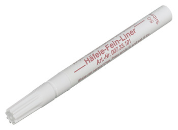Retušovací tužka na lak, Häfele, Fine-Liner, pro retuše/opravy, bílá nebo stříbrná barva