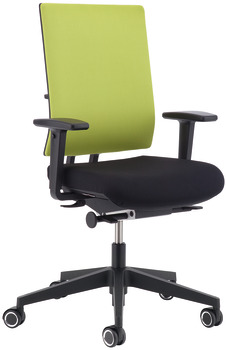 Kancelářská židle, O4003, čalouněný sedák a opěradlo: textilní potah
