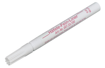 Retušovací tužka na lak, Häfele, Fine-Liner, pro retuše/opravy, bílá nebo stříbrná barva