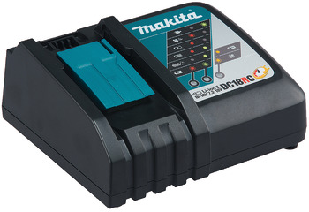 Nabíječka, Makita DC18RC, pro sadu dobíjecích baterií 14,4–18 V