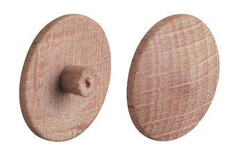Krytka, Pravé dřevo, neupravené, pro křížovou drážku PZ nebo drážku Torx TS