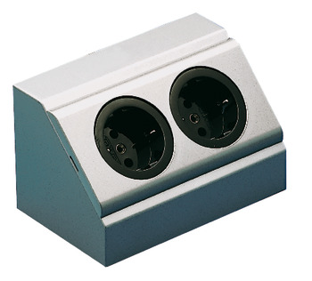 Zásuvkový díl, Energy Box, dvojitá Schuko zásuvka, 230 V