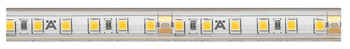 Osvětlovací LED páska se silikonovým pouzdrem, Häfele Loox5 LED 3046, 24 V, 8 mm, 2pólové (jednobarevné), do drážky 10 x 4,8 mm, 120 LED/m, 9,6 W/m, IP44