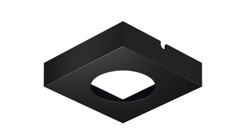 Krytka pro zespoda montované svítidlo, pro Häfele Loox5 modul svítidla, pro vrtaný otvor Ø 58 mm, ocel