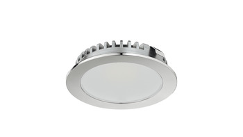 Stropní svítidlo pro zápustnou/povrchovou montáž, Häfele Loox5 LED 2094, 12 V, vrtaný otvor Ø 58 mm, hliník