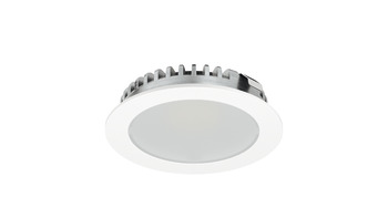 Stropní svítidlo pro zápustnou/povrchovou montáž, Häfele Loox5 LED 2094, 12 V, vrtaný otvor Ø 58 mm, hliník