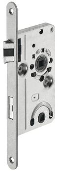 Zadlabací zámek, pro otočné dveře, Startec, koupelna/WC, backset 55 mm