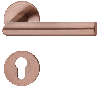 Sada dveřních klik, Nerez, Startec, model LDH 0171, saténová barva bronzu
