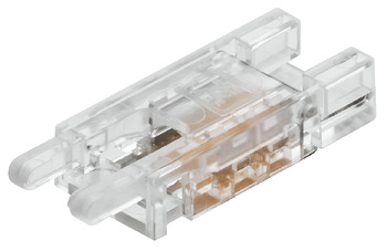 Klip konektor, Pro Häfele Loox5 osvětlovací LED pásku, 8 mm, COB, 2pólovou (jednobarevná nebo multi-white 2vodičová technologie)